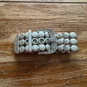 Premeir Designs Silver Studded Women's Bracelet